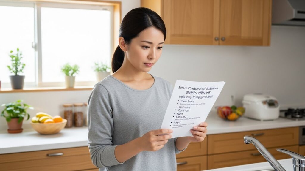 受診前の食事を工夫して予防医療として健康診断のNG例を避ける