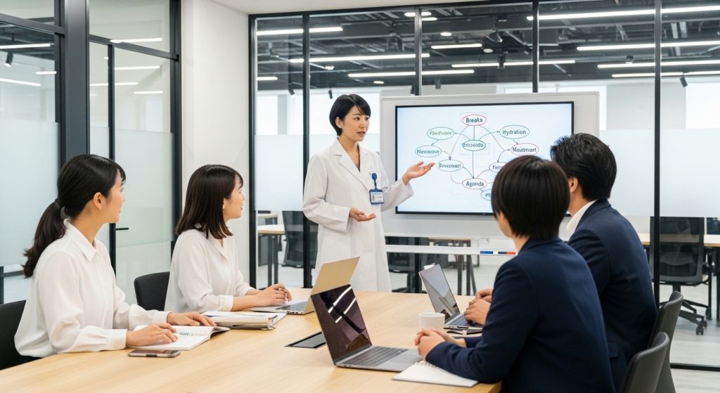 予防医療産業医と進める「会議の長時間化」対策と集中力維持の工夫